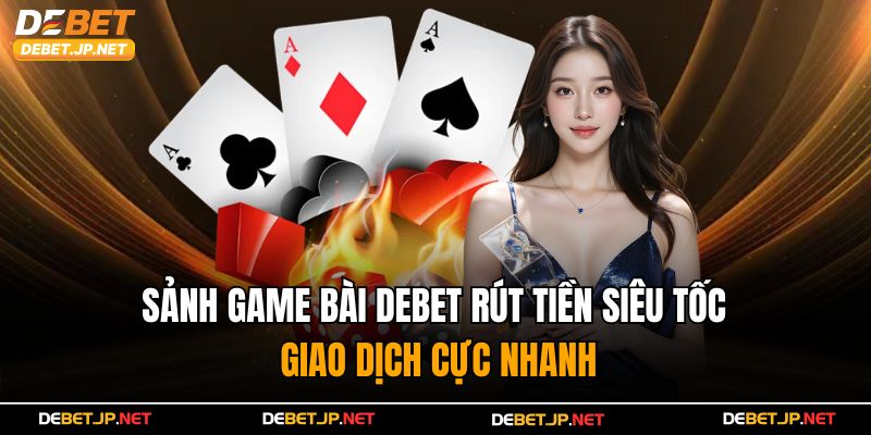 Sảnh Game Bài Debet Rút Tiền Siêu Tốc – Giao Dịch Cực Nhanh